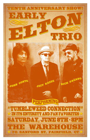 Early Elton Trio Poster